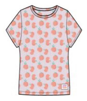Pink Pattern Graphic T-Shirt
